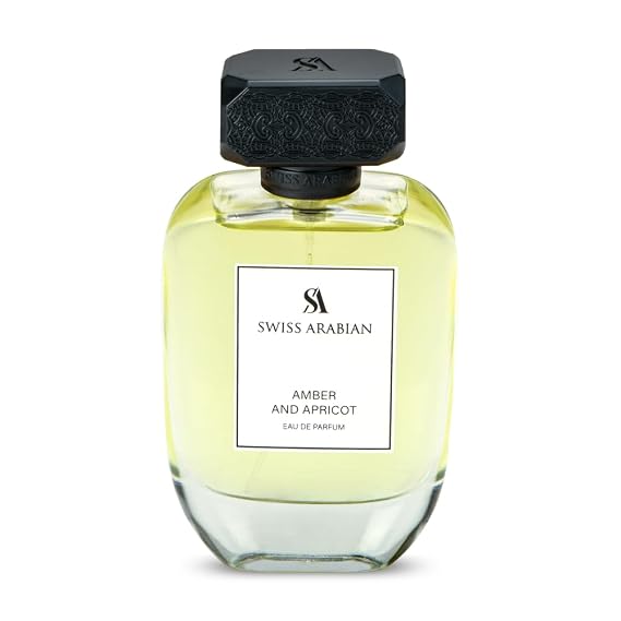 Swiss Arabian Amber and Apricot - Arabian Perfume for Women - Long Lasting Perfume for Women - Women's Perfume - Fruity, Gourmand Fragrances - 3.4 oz
