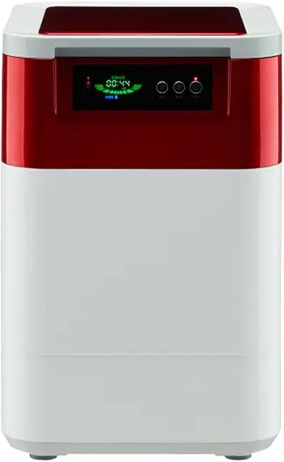 15L Waste Compost Machine, 470W Smart Electric Kitchen Food Waste Disposer, Low Noise Household Waste Converter, Composter for Fruit, Meat, Fish, Soup, Noodles