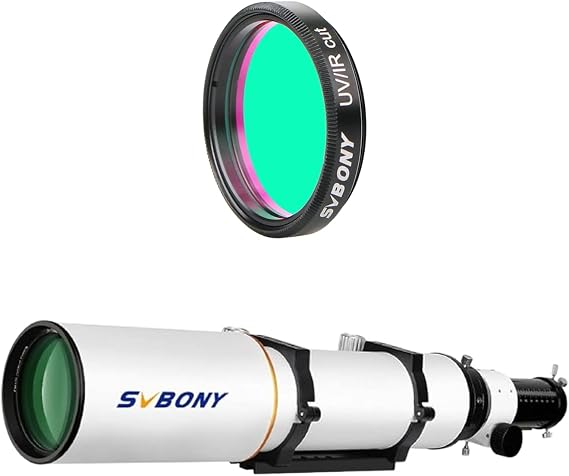 SVBONY SV503 Refractor Telescope, 102mm F7 Extra Low Dispersion Achromatic Refractor OTA, Dual-Speed Focuser with 1.25" UV IR Cut Block Filter