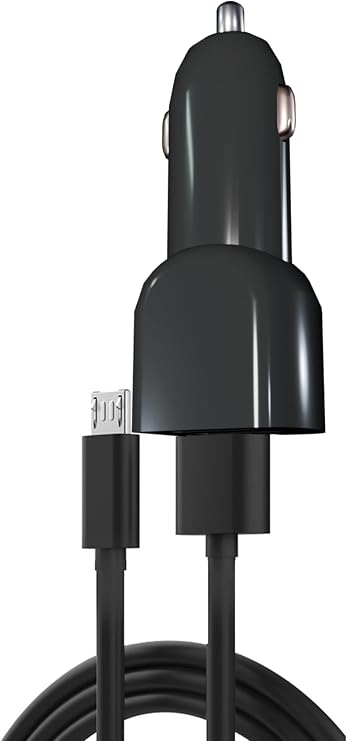 Car 2 USB Ports DC Adapter for Samsung ATADU10UBE Chat B3410W i5500 Corby ETA0U10EBE i9000 Auto Vehicle Boat RV Power Supply Cord Charger