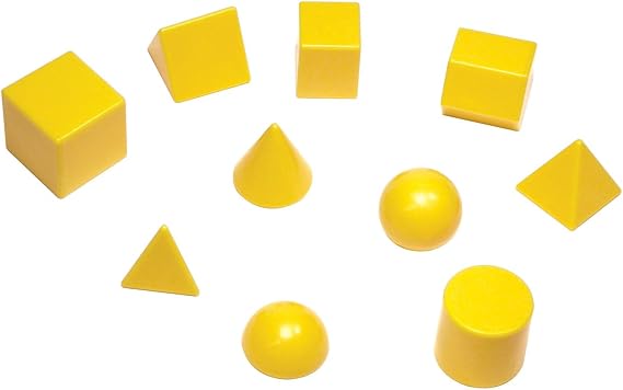 EAI Education Mini GeoModel Geometric Solids - Set of 10