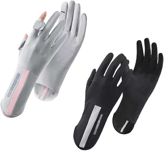 Women Full Finger Sun Protection Gloves