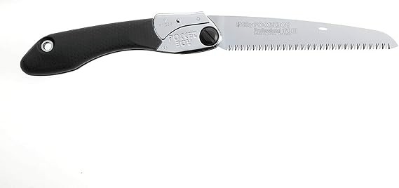 Silky New Professional Series Folding Landscaping Hand Saw POCKETBOY 170mm Medium Teeth 340-17 (Pack of 2)