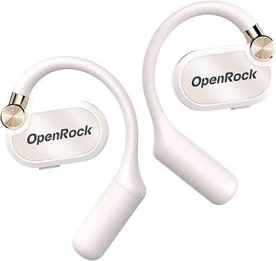 X Open-Ear Headphones, Upgraded Silicone Earhooks, 48Hrs Playtime, Comfort and Fit, IPX5 Waterproof, ENC Microphone, Smart App, Bluetooth 5.3, Wireless Over-Ear Earbuds for Sports, Office