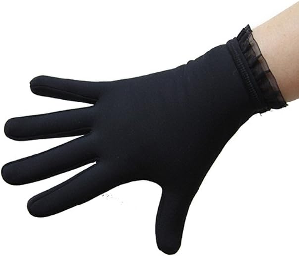 Thermal Figure Skating Gloves with Flounce