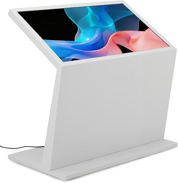 Displays2go 49" Interactive Touch Screen Kiosk with Android 14 & Full HD Display (DK049CLW)