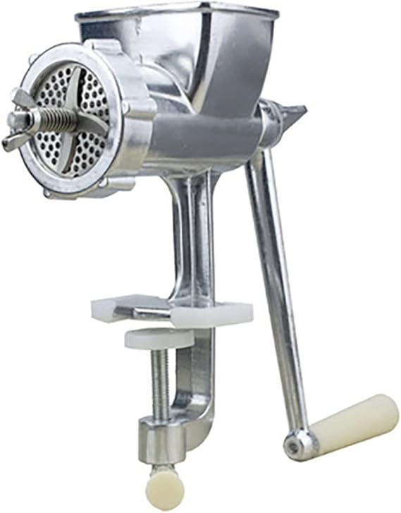 Household Small Manual Fish, Poultry and Rabbit Feed Pellet Making Machine/Manual Bird Feed Extruder Processing Tool Professional Instruments and Tools(8.0mm Particles)