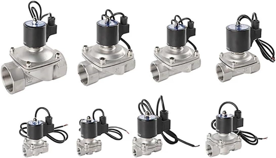 Underwater Fountain Solenoid Valve Stainless Steel Normally Closed IP68 Waterproof Electric Control Water Valve 12V 24V(380VAC-NORMALLY Closed)