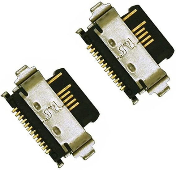 Type-C USB Charging Port Jack Connector Replacement for Alcatel Joy Tab 2 9032 9032Z (Pack of 2)