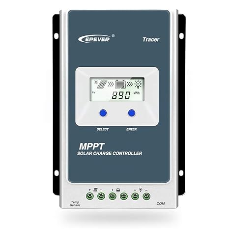 Epever MPPT Tracer A Series Solar Charger 10 A / 20 A / 30 A / 40 A with 12 V / 24 V DC Automatic Identification System Voltage