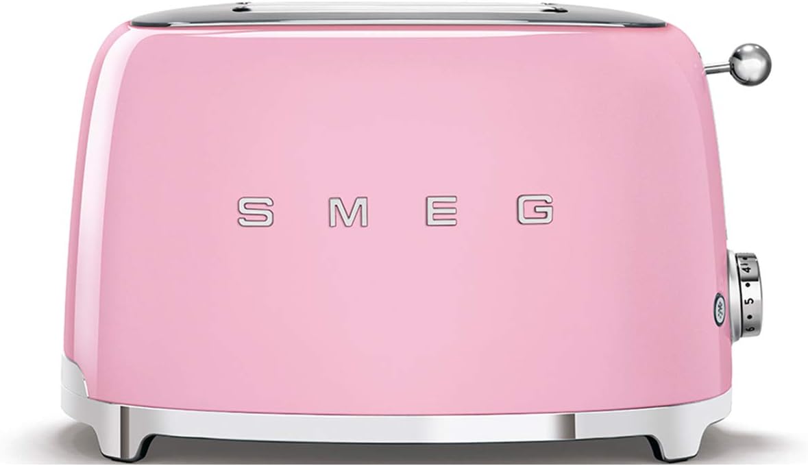 xiaoniubenben Smeg TSF01PKEU Toaster 2 Scheiben, cadillacpink