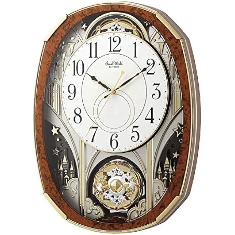 Rhythm Clock Radio Clock Small World Noel M Karakuri Clock