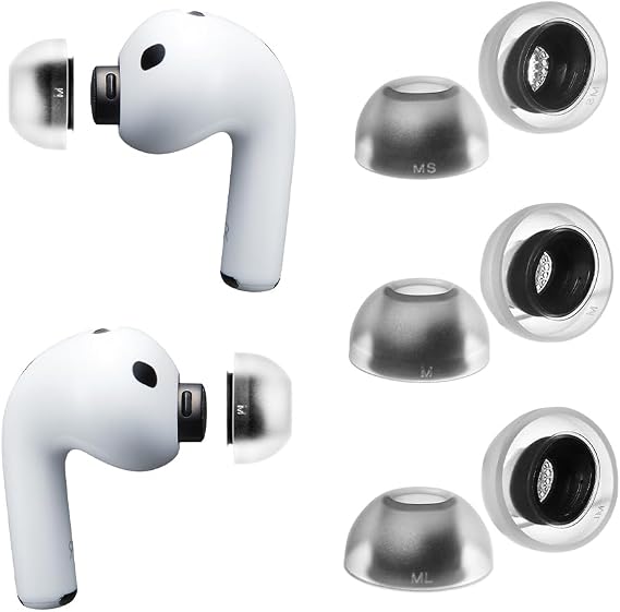 AZLA MAX AirPods Pro 3 Ear Tips, Medical Silicone Ear Tip Replacement