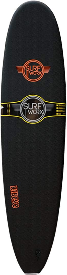Ribeye Mini Mal Soft Surfboard 7ft 0 (Black)
