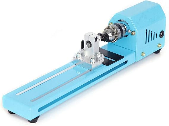 DENESTUS Mini Wood Lathes Multi Metal Mini Lathe CNC Polisher Wood Model Making Drilling Milling Machine Tool 150W for DIY Grinding Drill Art Woodworking
