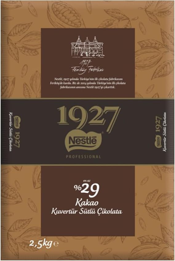 Nestle 1927 Sütlü Kuvertür Çikolata 2.5 kg