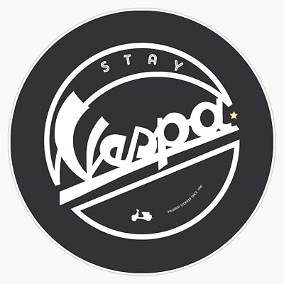 Stay Vespa Vinyl Waterproof Sticker Decal Car Laptop Wall Window Bumper Sticker 5