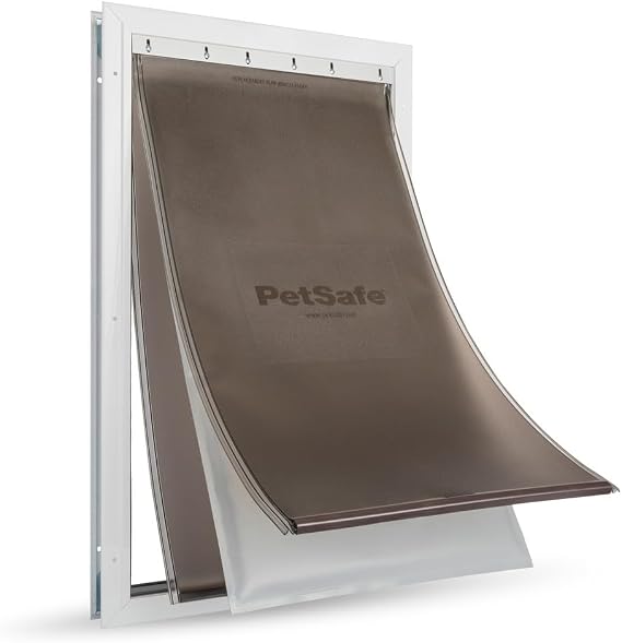 PetSafe Extreme Weather Aluminum Dog Door, 3-Flap Insulated, X-Large