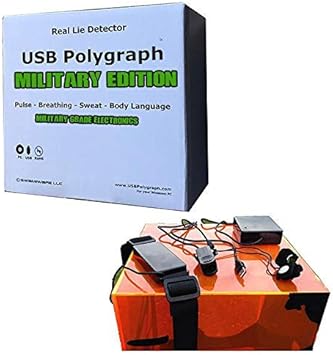 USB Polygraph 3 Military Edition - Professional Lie Detector Machine