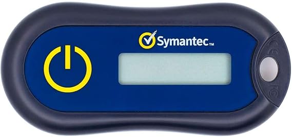 Symantec VIP Hardware Authenticator OTP One Time Password Display Token - Two Factor Authentication - Time Based TOTP - Key Chain Size