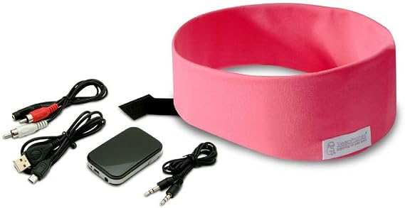 SleepPhones TellyPhones Listen to TV Wirelessly from Bed | Ultra Thin Speakers | Includes Micro USB for Recharging | Up to 10 Hours Playback