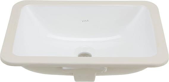 VitrA S20 5474B003-0618 Tezgah Altı Lavabo, 43 cm, Beyaz