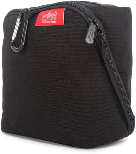 Manhattan Portage Newtown Toiletry Case Water Resistant Made with1000D Cordura For Everyday Use (Black/Black)
