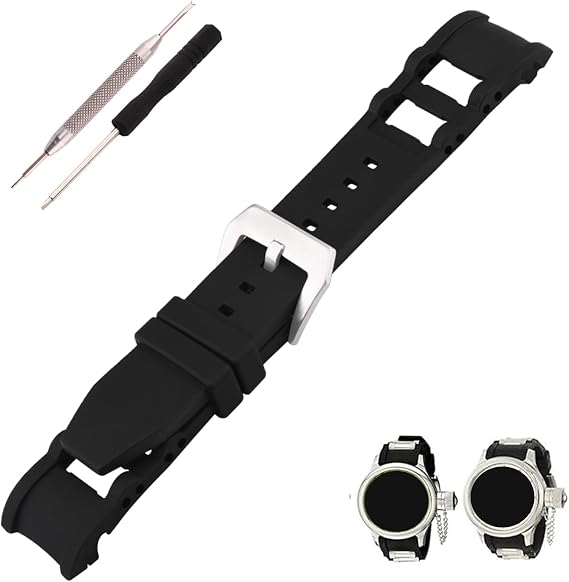 Invicta rus dalgıç için yedek 1201 1242 1805 1845 1959 26mm siyah kauçuk silikon saat kayışı kayış Wirstband aksesuarları erkekler ve kadınlar için