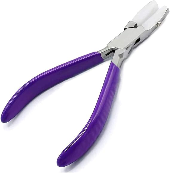 Nylon Jaw Flat Nose Jewelers Pliers 5.5" Wire Working PL-02 by G.S Online Store