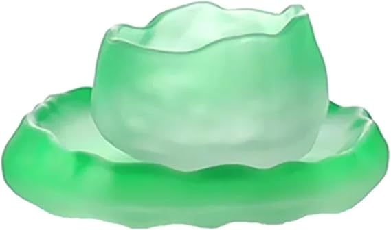 Cup Set Frosted Coasters Tea Room Kung Fu Tea Bowl 50ml 6 Colors Household Crystal GlassGreen