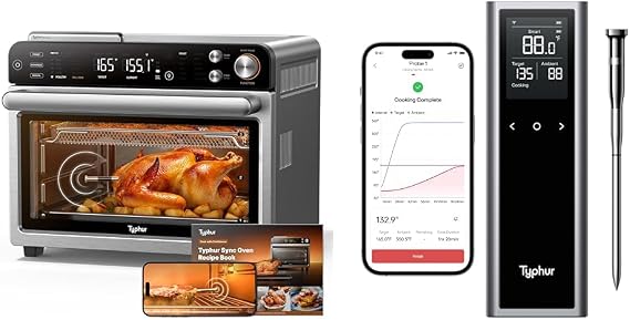 Bundle of Typhur Sync Oven + Typhur Sync One Smart Wireless Meat Thermometer