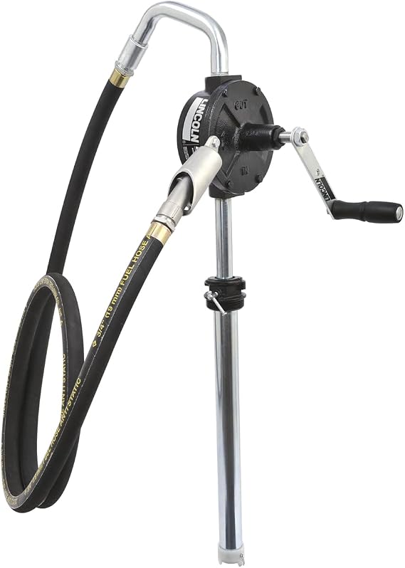 Lincoln Lubrication Premium 3-Vane Rotary Pump with Hose