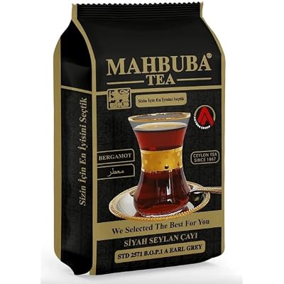 MAHBUBA Ceylon Bergamot Flavored Black Leaf Tea, 200g, Sri Lanka Ceylon, Pure Tea Leaf
