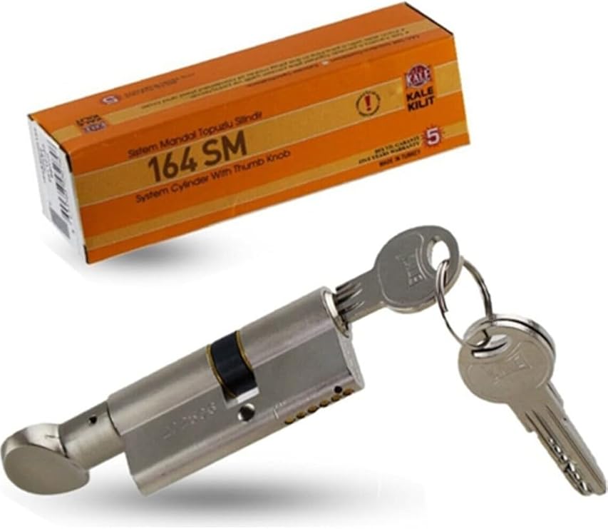 Kale Kilit Kale 164 SM Bilyalı Mandallı Barel Nikel (26+10+32) 68MM