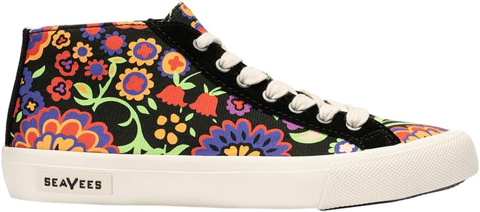 SEAVEES womens California Special Liberty Floral High Top Sneakers