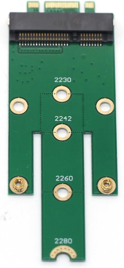 Mustpoint Mini PCIe mSATA SSD to M.2 NGFF SSD Adapter Card