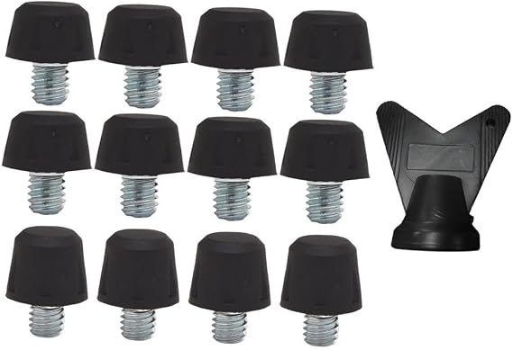 Menolana 12 Pieces Football Shoe Spikes Soccer Boot Cleats M6 Threaded Football Boot Rugby for Competition Training Indoor