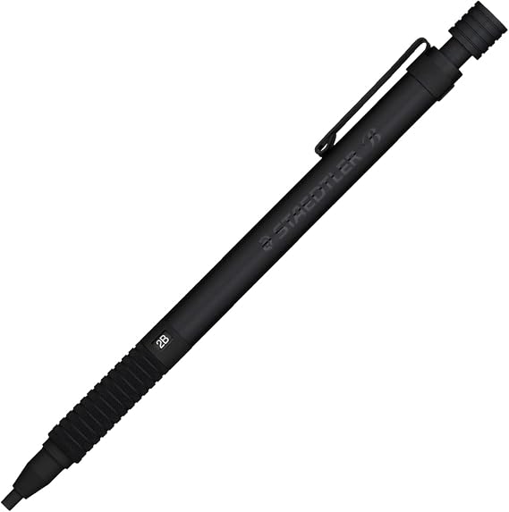 STAEDTLER Mechanical Pencil 2mm Drafting Mechanical Pencil All Black 925 35-20B