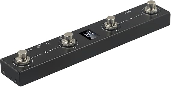 Rechargeable for MIDI Footswitch Controller For MVAVE Chocolate Portable Design