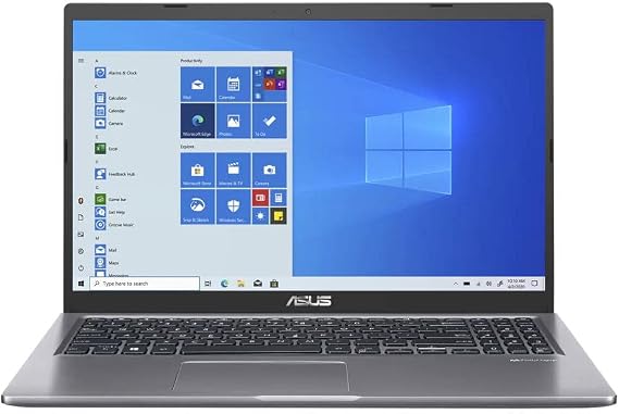 ASUS R565EA VivoBook Thin and Light Laptop 2022-15.6" FHD Touchscreen - Intel Core i3-1115G4-8GB DDR4-256GB NVMe SSD - Slate Grey - HDMI - Backlit Keyboard - Fingerprint Reader