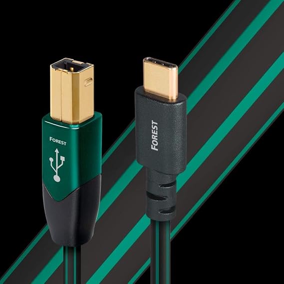 AudioQuest Forest USB-B to USB-C Cable - 0.75m