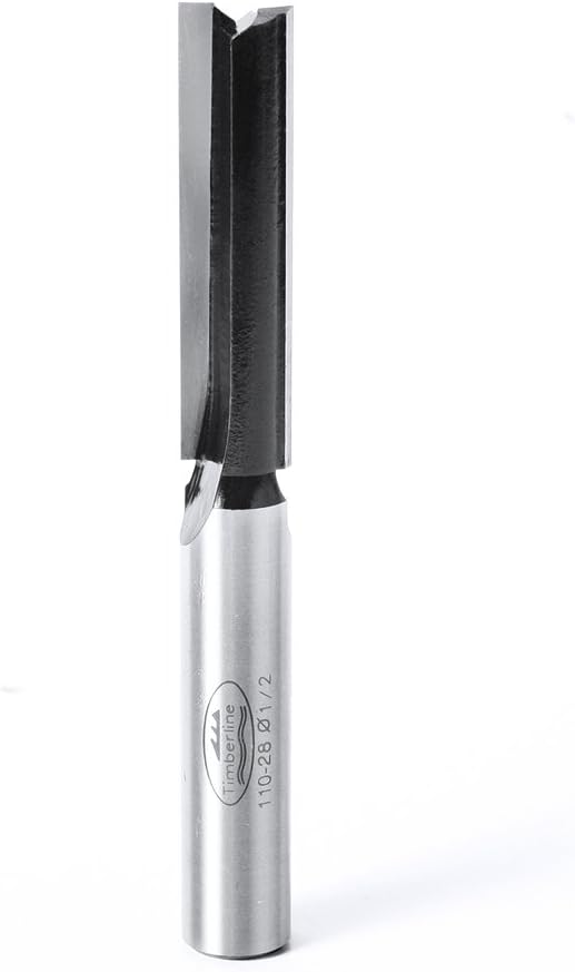 Timberline 110-28 Straight Plunge 1/2-Inch Diameter by 2-Inch Cutting Height by 1/2-Inch Shank Carbide Tipped Router Bit