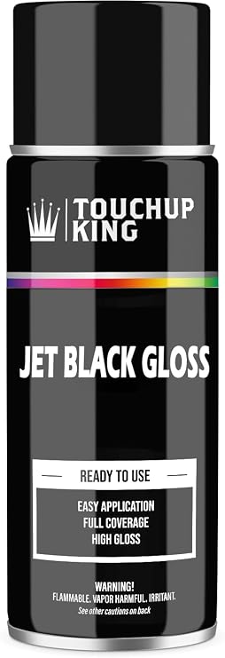 Jet Black Gloss Paint Can Direct to Rust Spray Paint for Metal Wood Plastic