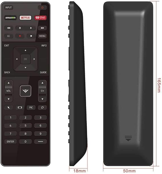 Vizio XRT122 TV Remote for E Series Models
