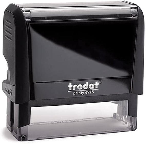 Custom Self-Inking Business Address Stamp Trodat 4915: 1" x 2-3/4"
