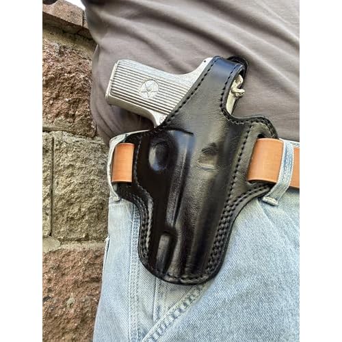 Leather OWB Belt Holster for Zastava M88 M70 M57 R.H