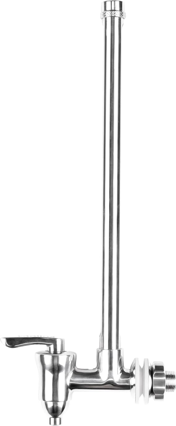 10 inch Boroux Water Level Spigot for Boroux Legacy in Black Finish
