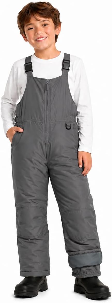 Arctic Hero Kids Snow Bibs Waterproof Insulated Bib Overalls (2T-18)