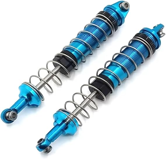 Compatible With WLtoys 12427 12428-A B 12429 12423 FY01 FY02 FY03 1/12 RC Car Upgrade Parts Metal Modified Hydraulic Shock Absorber RC Shocks Damper(Blue)