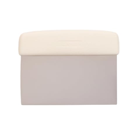 Dexter-Russell S196PCP Sani-Safe 19783 Dough Cutter/Scraper, 6" x 3" Stainless Steel Blade with Textured White Polypropylene Handle, NSF, Baking Tool and Bench Scraper, USA Made